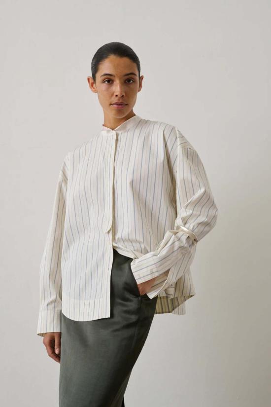  쉐르 셔츠 Soeur Idesia 셔츠 Ecru/Bleu