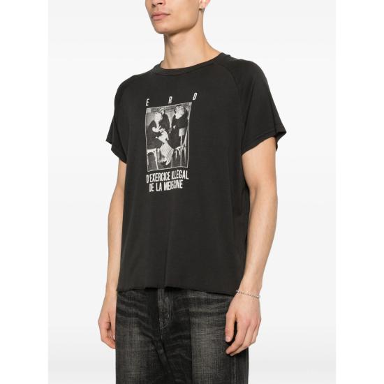 26SS 앙팡리쉬데프리메 반팔 티셔츠 010 874 FADBK BLACK - ENFANTS RICHES DEPRIMES