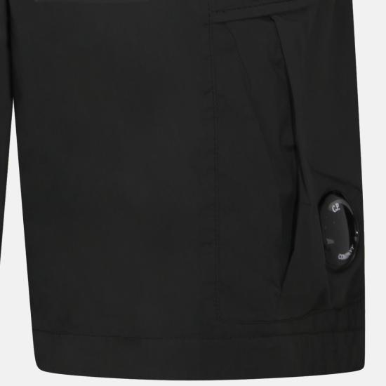  씨피 컴퍼니 숏팬츠 C.P. 컴퍼니 면 반바지 블랙 - C.P. COMPANY