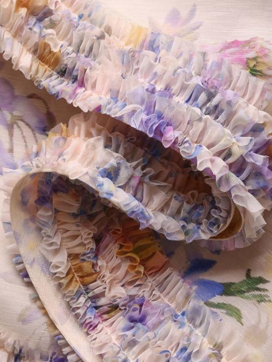  짐머만 롱 원피스 지머만 루나 미디 드레스 베이지 - ZIMMERMANN