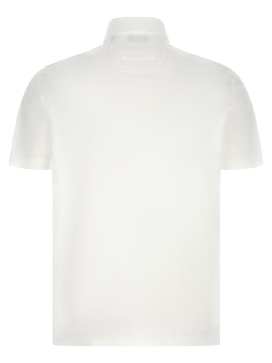 26SS 에르메네질도제냐 폴로 티셔츠 UH348A3H794100 White - ERMENEGILDO ZEGNA