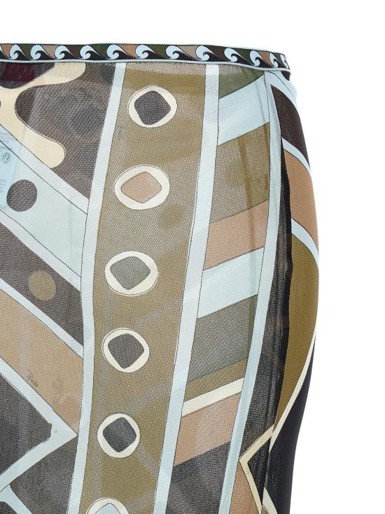 26SS 에밀리오푸치 롱 스커트 6HJW016H849016 Multicolor - EMILIO PUCCI