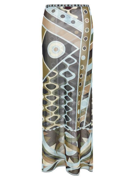 26SS 에밀리오푸치 롱 스커트 6HJW016H849016 Multicolor - EMILIO PUCCI