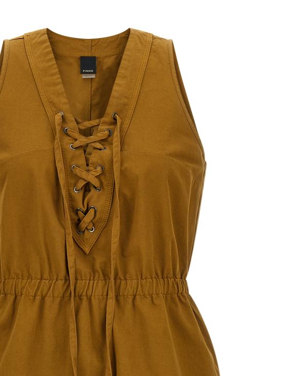 26SS 핑코 롱 원피스 106822A3AXL25 Brown - PINKO