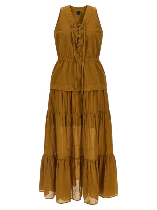 26SS 핑코 롱 원피스 106822A3AXL25 Brown
