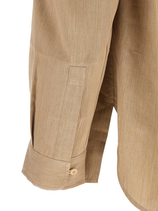 26SS 자크뮈스 긴팔 셔츠 26ESHM00615AW00738150 Beige - JACQUEMUS