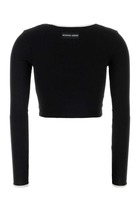 26SS 마린세르 긴팔 티셔츠 WTT033ACJER0008 BK96 Black - MARINE SERRE