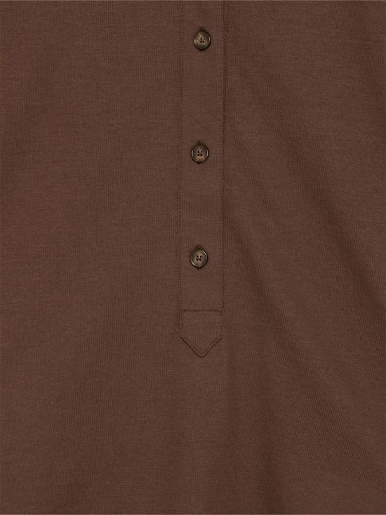 26SS 자노네 폴로 티셔츠 855049 ZG480 Z3212 MARRONE SCURO - ZANONE