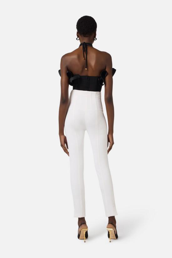 26SS 엘리자베타프랜치 스트레이트 팬츠 PA16361E2360 neutro - ELISABETTA FRANCHI