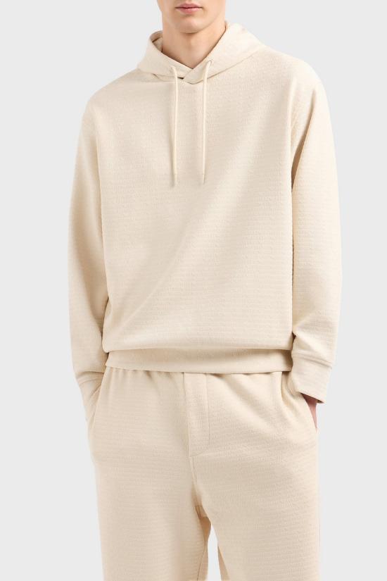  엠포리오 아르마니 후드 티셔츠 EM001007 AF13700U1088 neutro - EMPORIO ARMANI