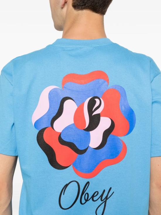 26SS 오베이 반팔 티셔츠 165264300 AZB AZURE BLUE - OBEY