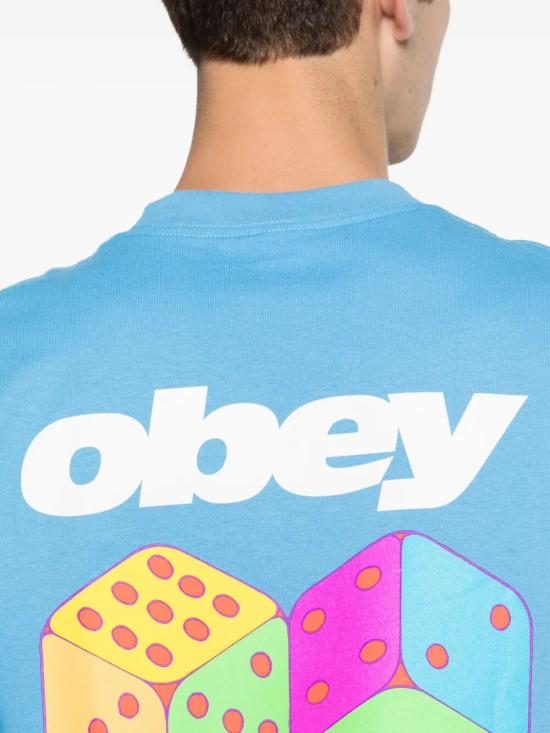 26SS 오베이 반팔 티셔츠 165264348 AZB AZURE BLUE - OBEY