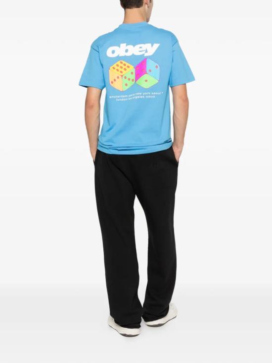 26SS 오베이 반팔 티셔츠 165264348 AZB AZURE BLUE - OBEY