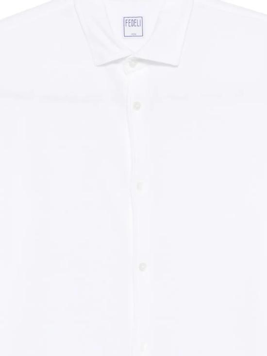 26SS 페델리 긴팔 셔츠 TUF00131 41 WHITE - FEDELI
