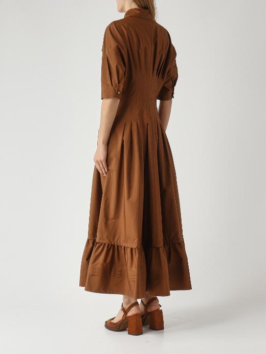 26SS 막스마라 스튜디오 롱 원피스 2616221032600 070 Argilla - MAX MARA STUDIO