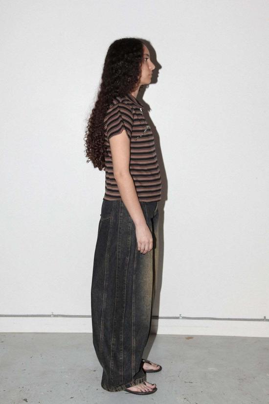  케이코 데님 팬츠 Kk Co 다트 데님 (슬러그 워시) 진 - KKCO