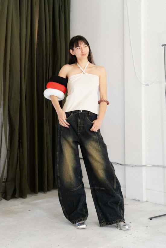  케이코 데님 팬츠 Kk Co 다트 데님 (슬러그 워시) 진 - KKCO