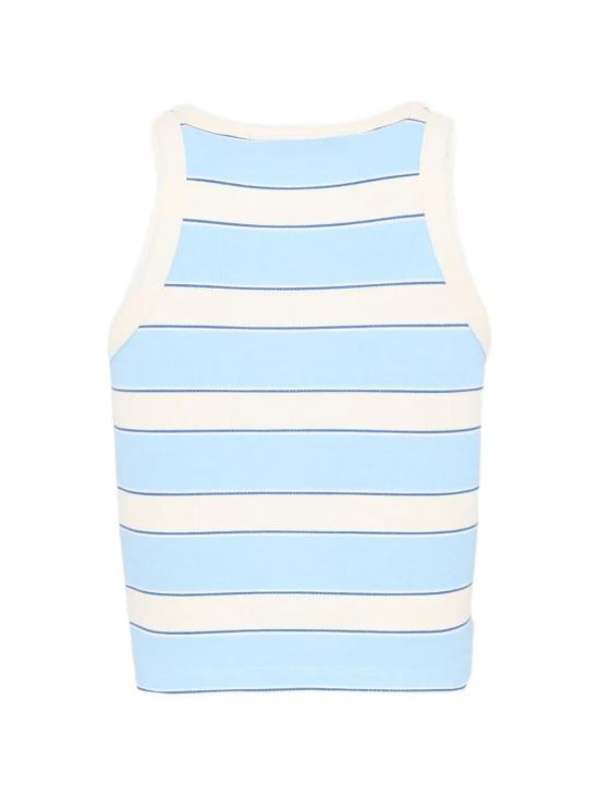 26SS [키즈] 세인트바쓰 티셔츠 BLUE002 02676L RIB STB BEACH STRIPES EMBROIDERED 3161 - MC2 SAINT BARTH