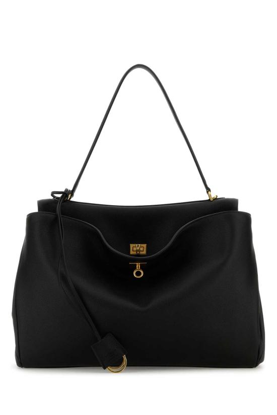 25FW 발렌시아가 로데오 라지 핸드백 7897442ABV5 1000 Black