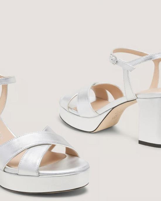  스튜어트 와이츠먼 샌들 데이나 플랫폼 80  실버 - STUART WEITZMAN