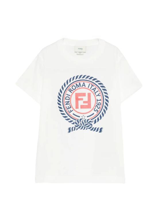 26SS [키즈] 펜디 티셔츠 JMI512 7AJ F0TU9 CHALK