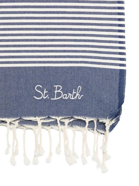 26SS 세인트바쓰 비치용품 FOUT012 07701L 61 WHITE DARK BLUE - MC2 SAINT BARTH