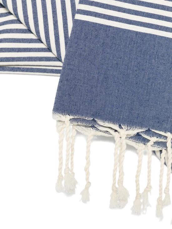 26SS 세인트바쓰 비치용품 FOUT012 07701L 61 WHITE DARK BLUE - MC2 SAINT BARTH