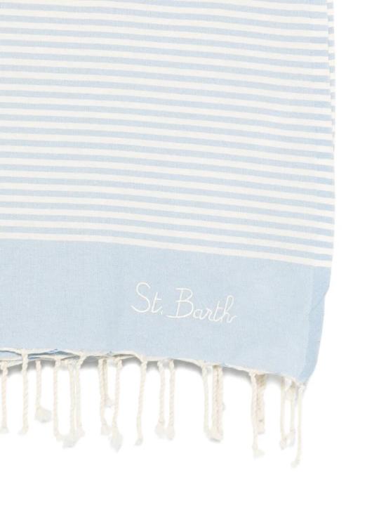 26SS 세인트바쓰 비치용품 FOUT012 07696L 31 WHITE LIGHT BLUE - MC2 SAINT BARTH