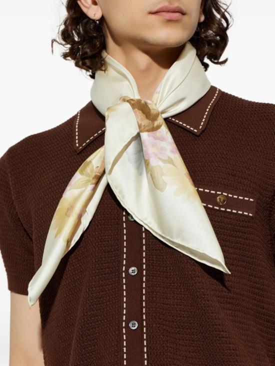 26SS 베르사체 머플러/스카프 1001600 1A18013 5Y650 BANANA MAUVE BROWN - VERSACE