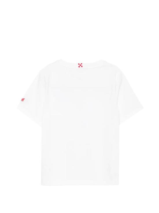 26SS [키즈] 세인트바쓰 티셔츠 EDD0001 01948L SHARK SIDE CROSS 01N EMBROIDERED - MC2 SAINT BARTH