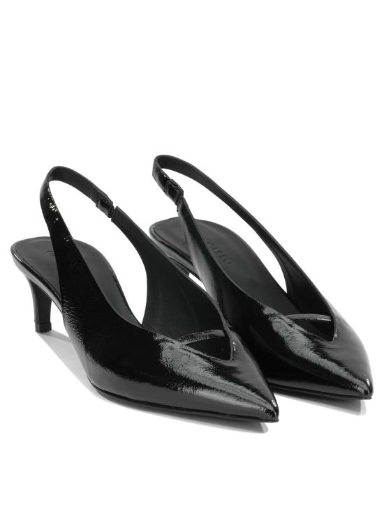 26SS 델 칼로 힐/펌프스 12103PARISVETRO NERO Black - DEL CARLO