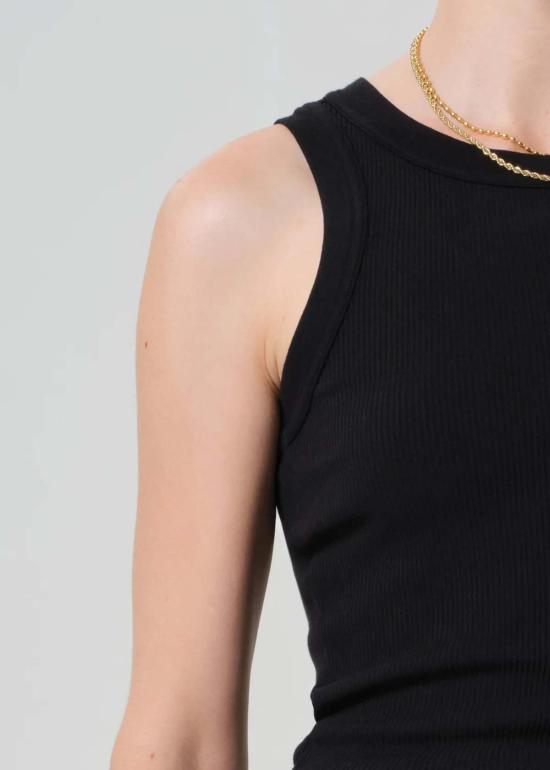  시티즌 오브 휴머니티 민소매 티셔츠 이사벨 리브 탱크 블랙 - CITIZEN OF HUMANITY