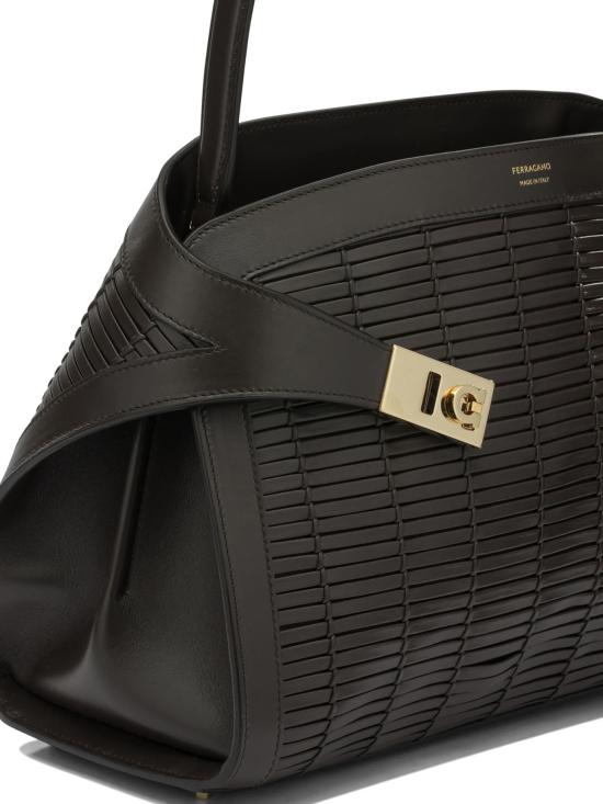 26SS 살바토레 페라가모 토트백 0792878 Brown - SALVATORE FERRAGAMO