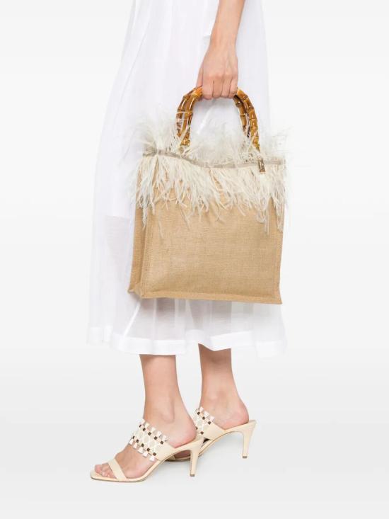 26SS 라밀라네사 토트백 VIOLMP CREAM - LA MILANESA