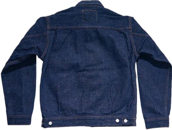  사무라이 진스 데님 자켓 사무라이 진 [S101 Ax Sakura] Ai Plus Sakura 18oz 진 재킷 원워시 - SAMURAI JEANS