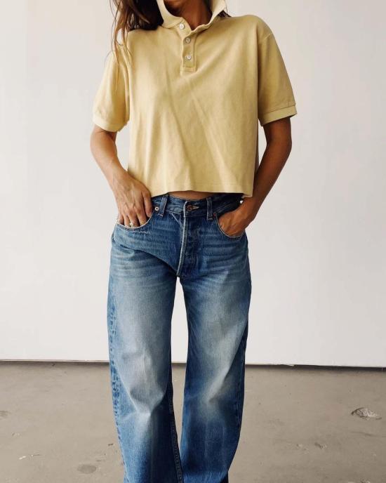  헤이갱 폴로 티셔츠 헤이 갱 박시 폴로