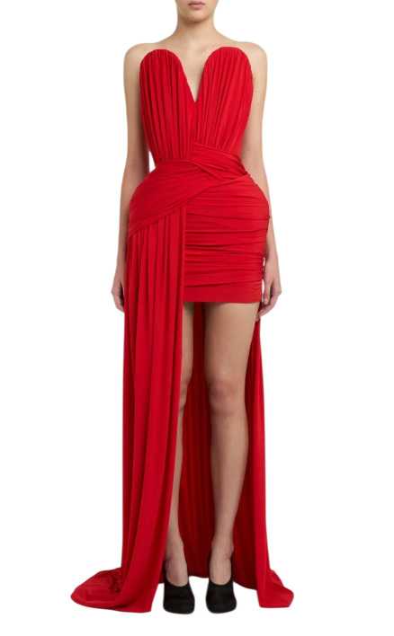 26SS 스텔라 맥카트니 원피스 6A06793FU305 6527 LIPSTICK RED - STELLA MCCARTNEY