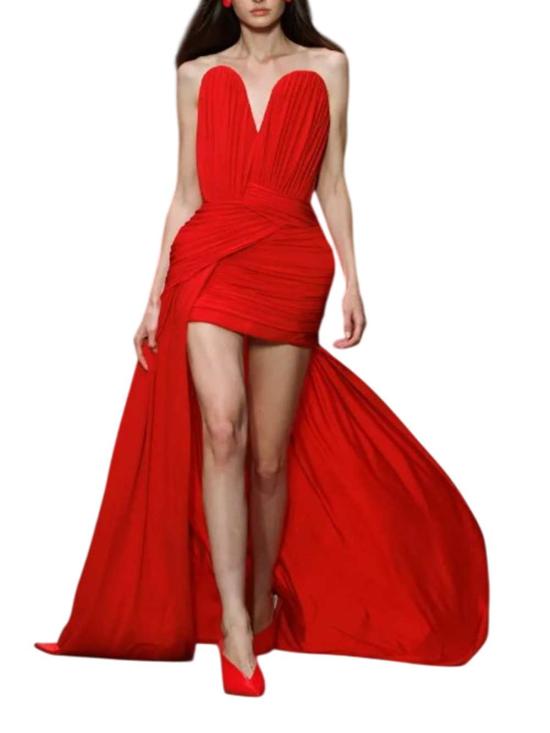 26SS 스텔라 맥카트니 원피스 6A06793FU305 6527 LIPSTICK RED - STELLA MCCARTNEY