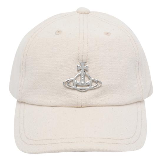 26SS 비비안웨스트우드 모자 81020026 W01BRB401 White