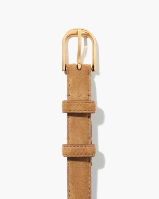  닐리로탄 레귤러 벨트 닐리 로탄 제인 골드 버클 스웨이드 - NILI LOTAN