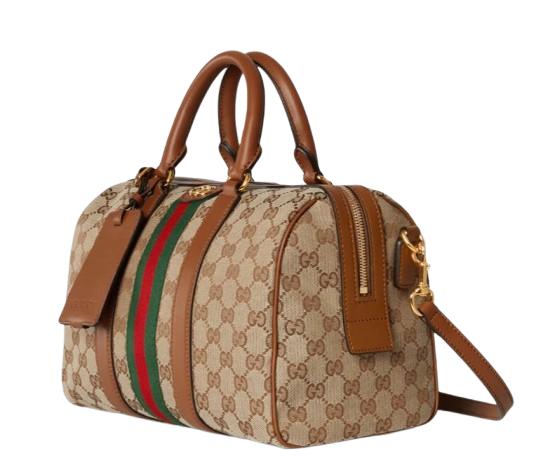 26SS 구찌 오피디아 미디움 보스턴 백 857595 FAFUF 9870 BEIGE BROWN DOM - GUCCI