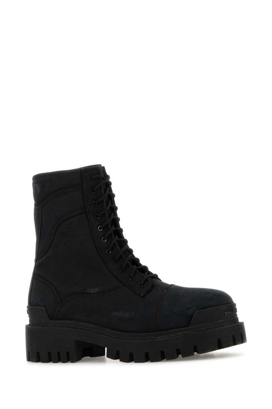26FW 발렌시아가 컴뱃 스트라이크 부츠 845015W2H11 1000 Black - BALENCIAGA
