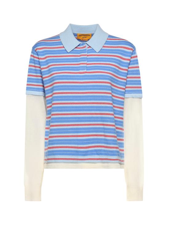 26SS 게스트 인 레지던스 폴로 티셔츠 W40710JL CLEAR SKY COMBO Clear sky combo