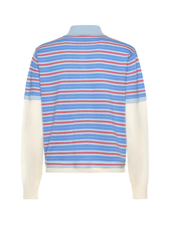 26SS 게스트 인 레지던스 폴로 티셔츠 W40710JL CLEAR SKY COMBO Clear sky combo - GUEST IN RESIDENCE