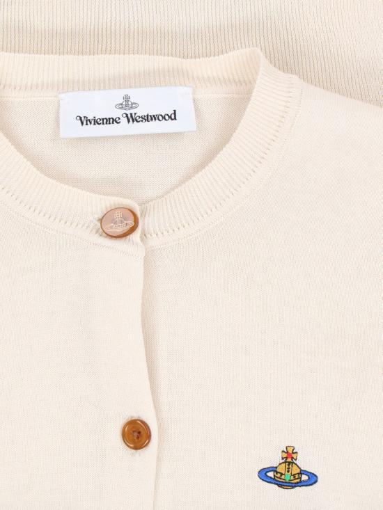 26SS 비비안웨스트우드 베아 크롭드 가디건 1803002U Y003F A408 BEIGE DOM - VIVIENNE WESTWOOD