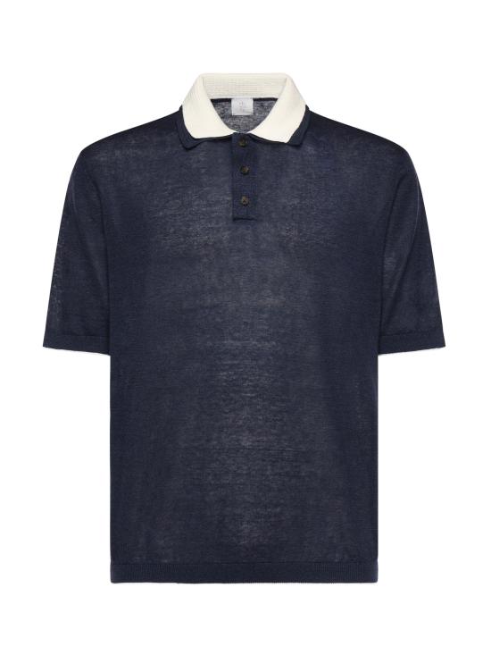 26SS 일레븐티 폴로 티셔츠 M76POLM01MAG0M059 11 01 Blue WHITE