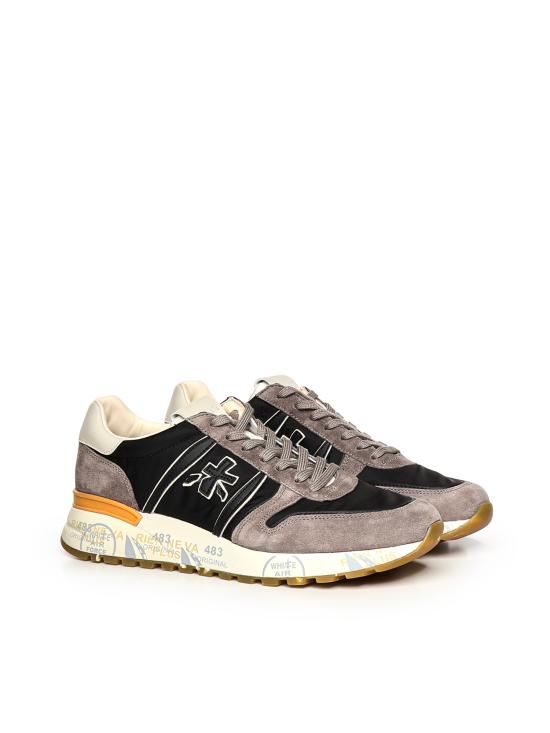 26SS 프리미아타 랜더 코어 레이스업 스니커즈 LANDER 7207 BLACK GREY - PREMIATA
