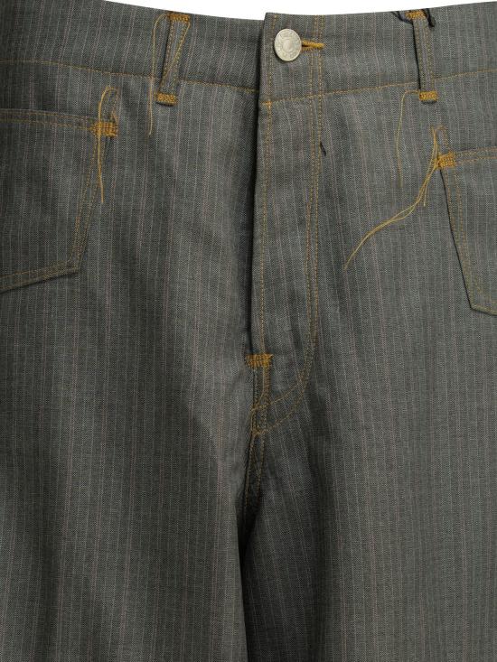 26SS 와타나베 준야 스트레이트 팬츠 WQ P205 S261 GRY PNK WHT Grey - JUNYA WATANABE