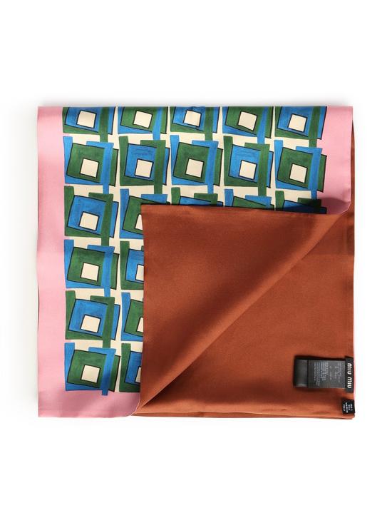 26SS 미우미우 머플러/스카프 5FF065 2IG3F05AG Pink Laurel - MIU MIU