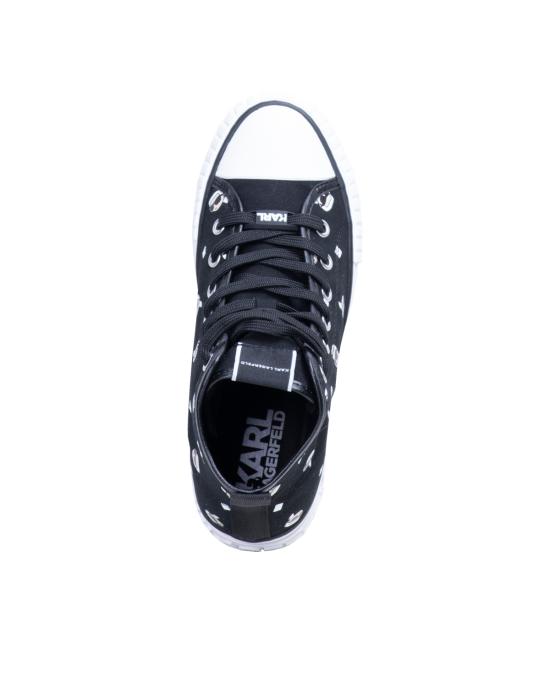  칼라거펠트 스니커즈 KL60445 900 black canvas NERO - KARL LAGERFELD
